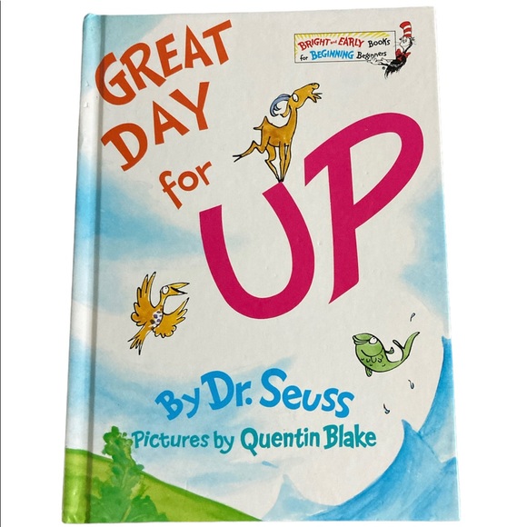 Dr. Seuss Bright & Early Kids Books 2 Set Wings on Things & Great Day For Up - Picture 4 of 7